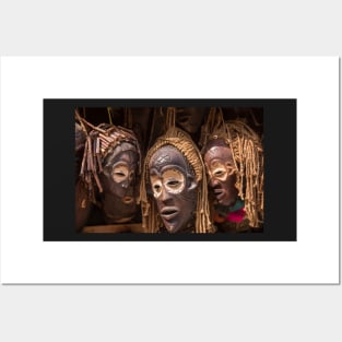 Tribal Masks Posters and Art